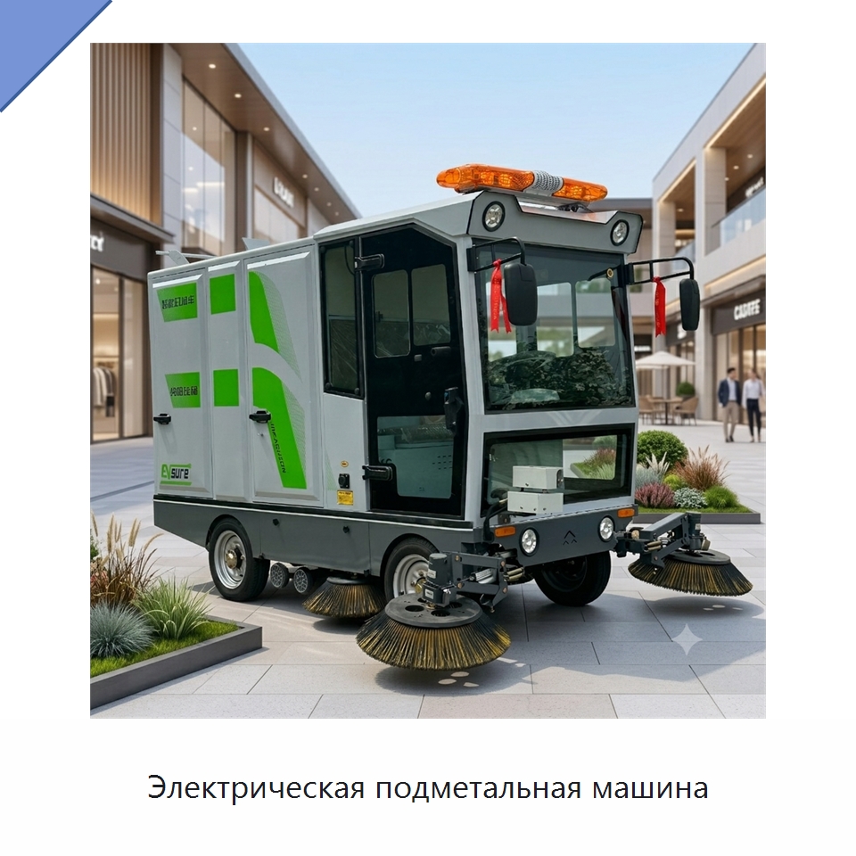 Электрическая подметальная машина — Коммунальная техника