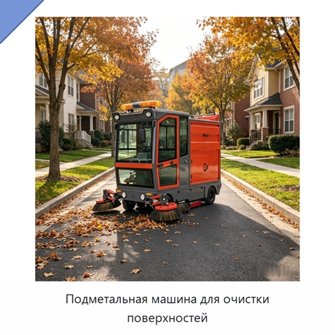 Подметальная машина для очистки поверхностей