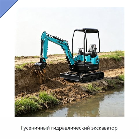 Гусеничный гидравлический экскаватор