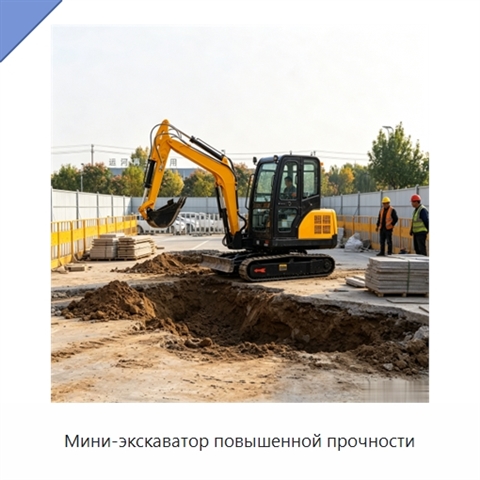 Мини-экскаватор повышенной прочности