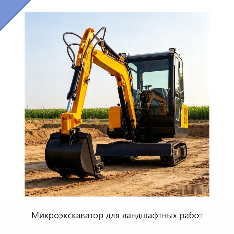 Микроэкскаватор для ландшафтных работ — Землеройная техника