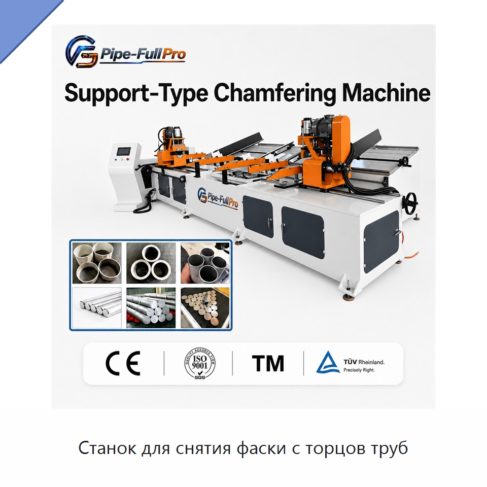 Станок для снятия фаски с торцов труб — Фаскоснимательный станок