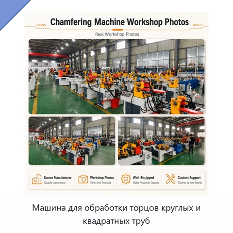 Машина для обработки торцов круглых и квадратных труб