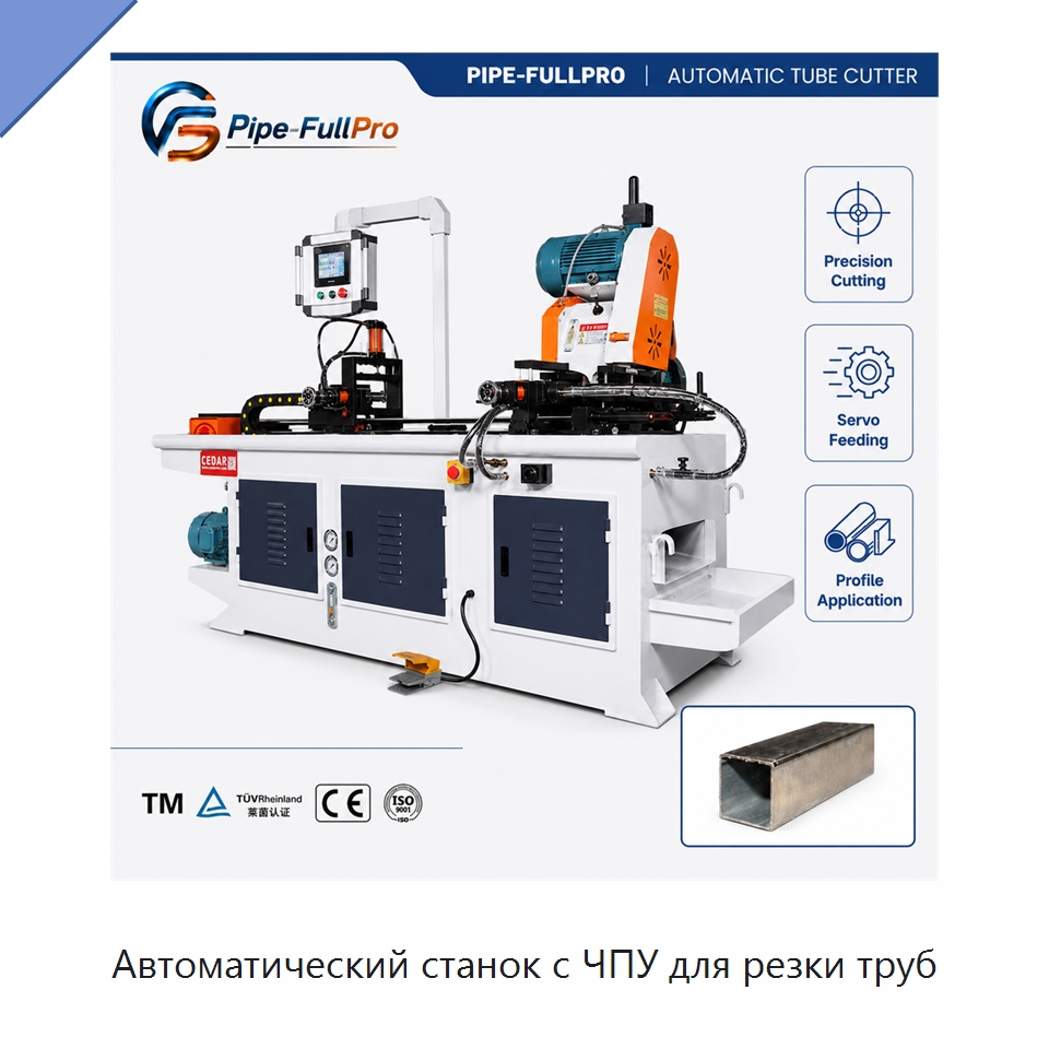 Автоматический станок с ЧПУ для резки труб — Станки для обработки труб