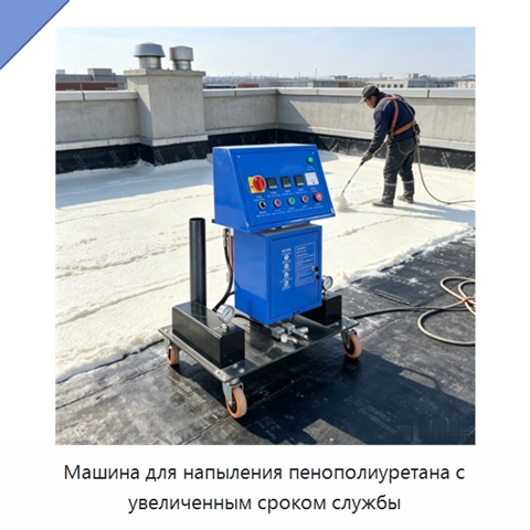 Машина для напыления пенополиуретана с увеличенным сроком службы
