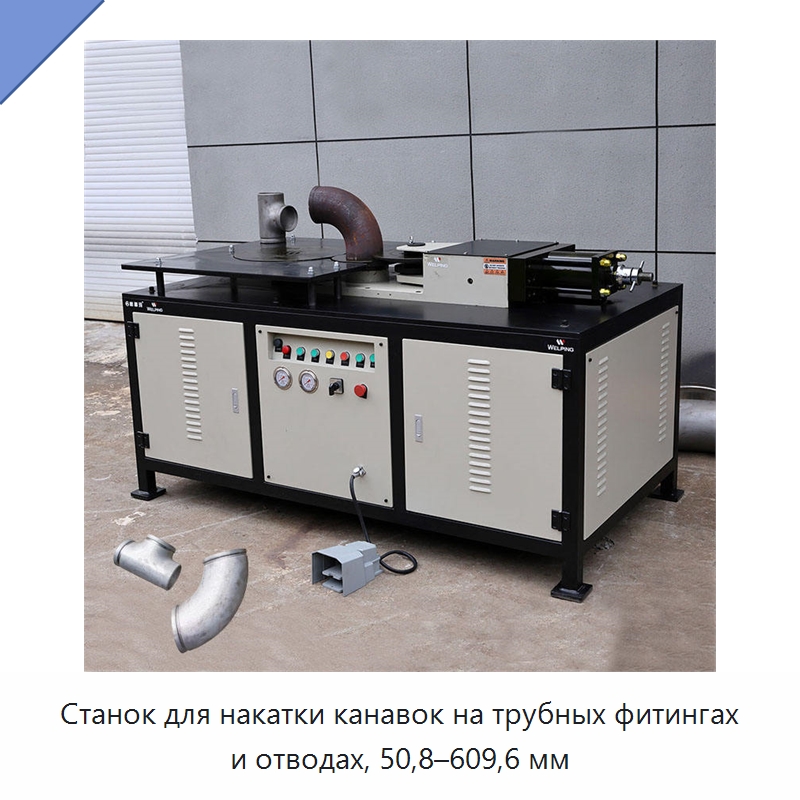 Станок для накатки канавок на трубных фитингах и отводах, 50,8–609,6 мм — Специальное оборудование для металлообработки и металлургии