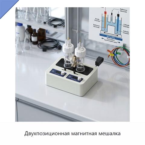 Двухпозиционная магнитная мешалка