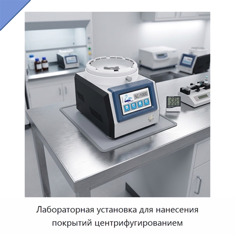 Лабораторная установка для нанесения покрытий центрифугированием