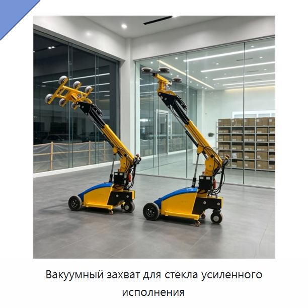 Вакуумный захват для стекла усиленного исполнения — Специальная строительная техника