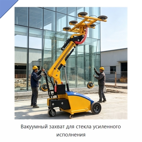 Вакуумный захват для стекла усиленного исполнения