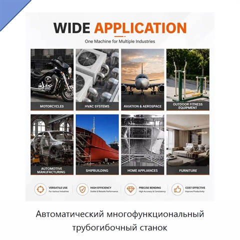 Автоматический многофункциональный трубогибочный станок