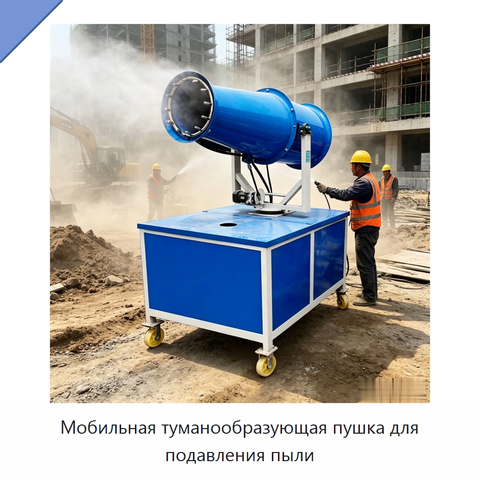 Мобильная туманообразующая пушка для подавления пыли — Сельскохозяйственные опрыскиватели