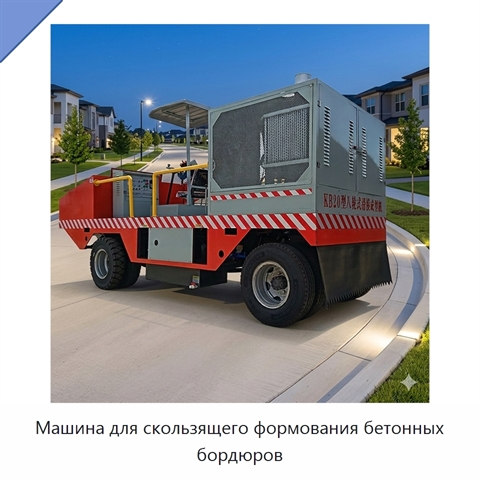 Машина для скользящего формования бетонных бордюров