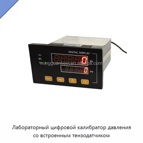 Лабораторный цифровой калибратор давления со встроенным тензодатчиком