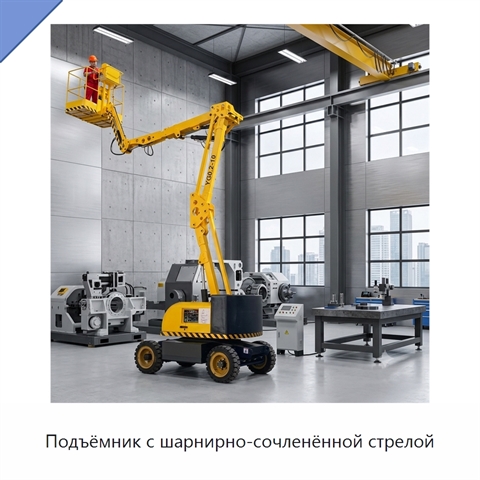 Подъёмник с шарнирно-сочленённой стрелой