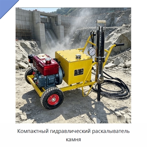 Компактный гидравлический раскалыватель камня