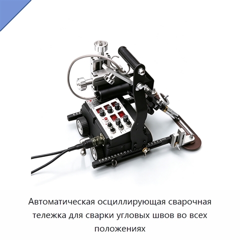 Автоматическая осциллирующая сварочная тележка для сварки угловых швов во всех положениях