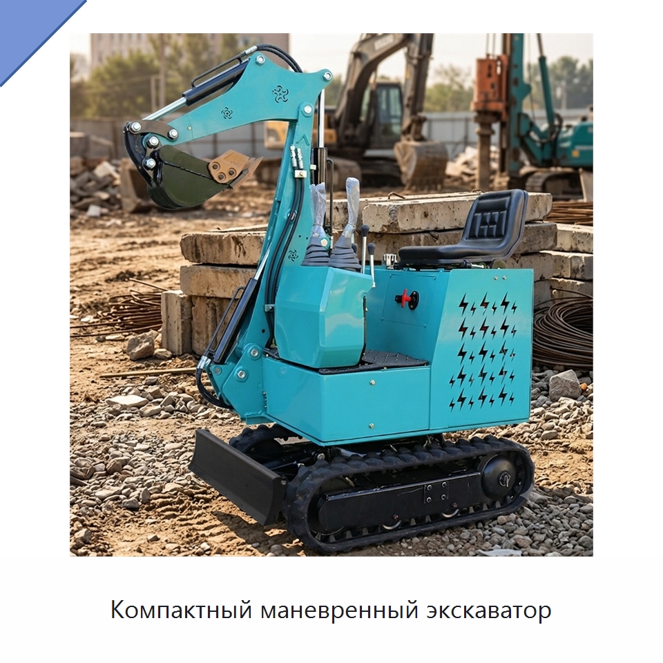 Компактный маневренный экскаватор — Землеройная техника