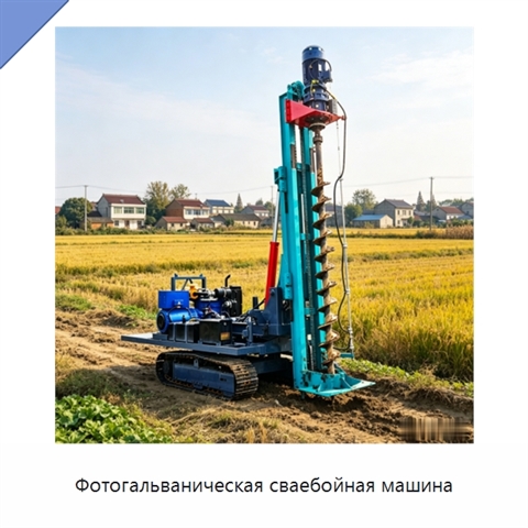 Фотогальваническая сваебойная машина