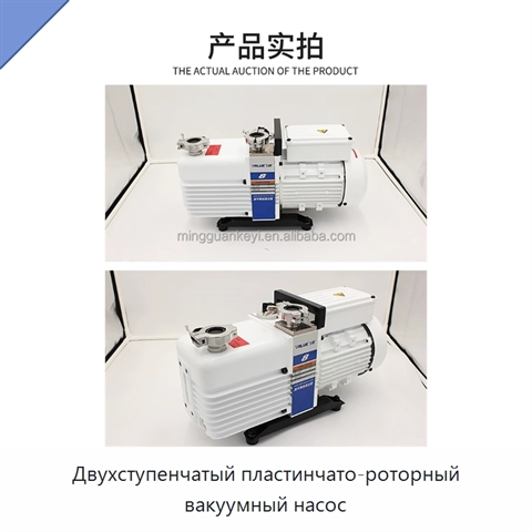 Двухступенчатый пластинчато-роторный вакуумный насос