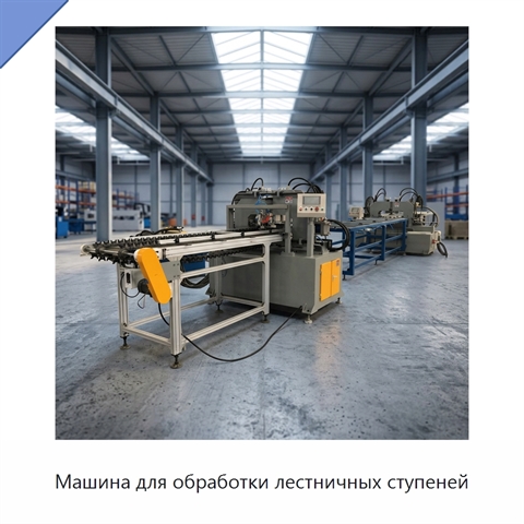 Машина для обработки лестничных ступеней
