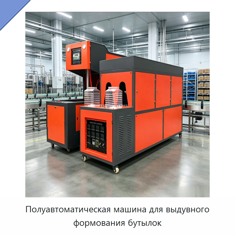 Полуавтоматическая машина для выдувного формования бутылок — Машины выдувного формования пластмасс