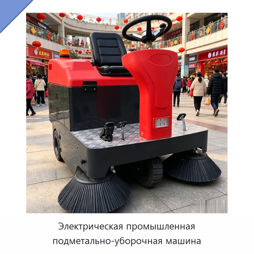 Электрическая промышленная подметально-уборочная машина — Коммунальная техника