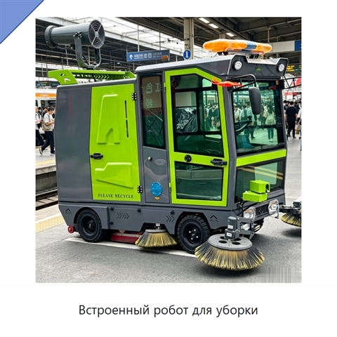 Встроенный робот для уборки