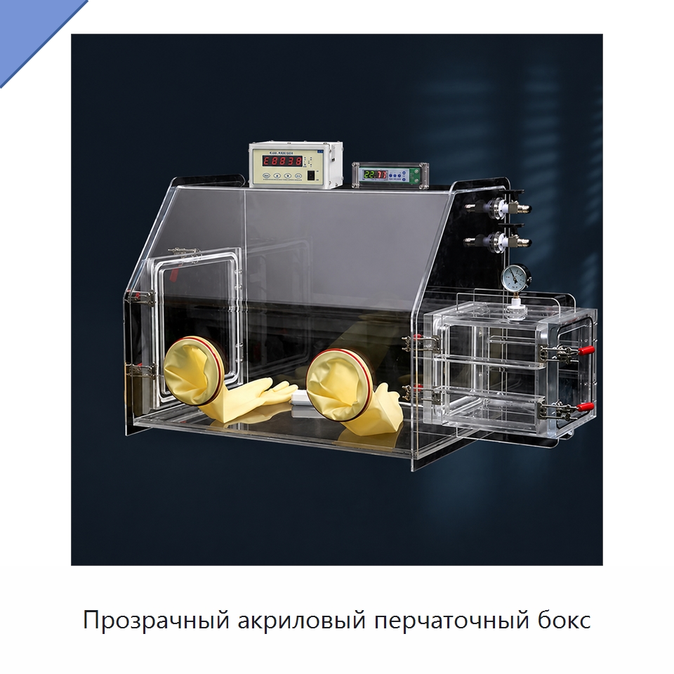 Прозрачный акриловый перчаточный бокс — Лабораторный перчаточный бокс