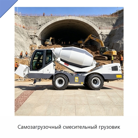 Самозагрузочный смесительный грузовик
