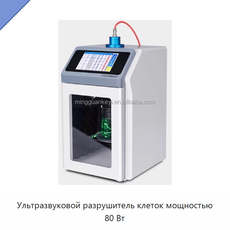 Ультразвуковой разрушитель клеток мощностью 80 Вт — Лабораторное сушильное оборудование