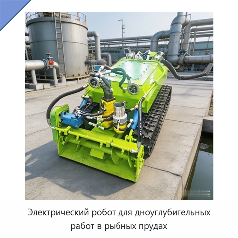 Электрический робот для дноуглубительных работ в рыбных прудах