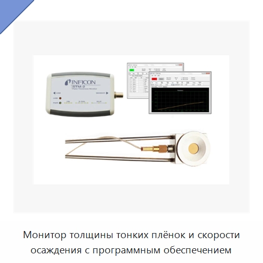Монитор толщины тонких плёнок и скорости осаждения с программным обеспечением — Специальные лабораторные принадлежности