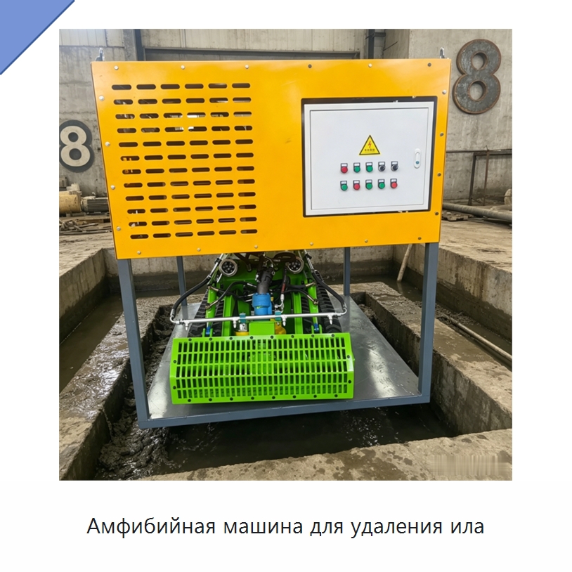 Амфибийная машина для удаления ила — Специальные промышленные роботы