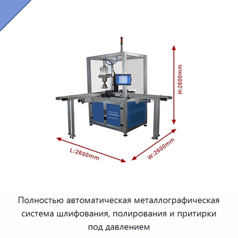 Полностью автоматическая металлографическая система шлифования, полирования и притирки под давлением