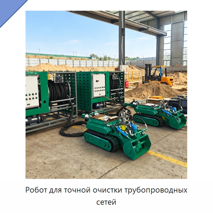 Робот для точной очистки трубопроводных сетей — Специальные промышленные роботы