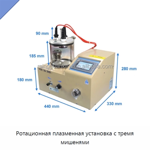 Ротационная плазменная установка с тремя мишенями
