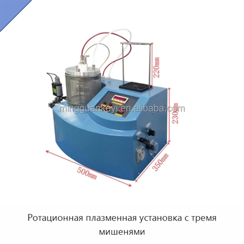 Ротационная плазменная установка с тремя мишенями