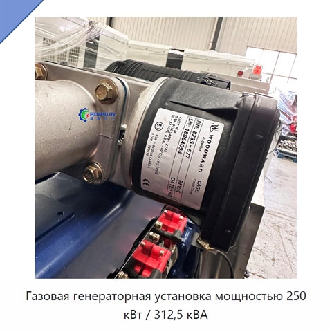 Газовая генераторная установка мощностью 250 кВт / 312,5 кВА