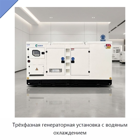 Трёхфазная генераторная установка с водяным охлаждением