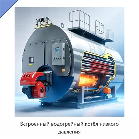 Встроенный водогрейный котёл низкого давления
