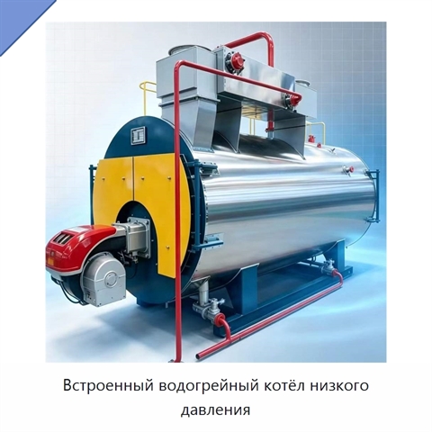 Встроенный водогрейный котёл низкого давления