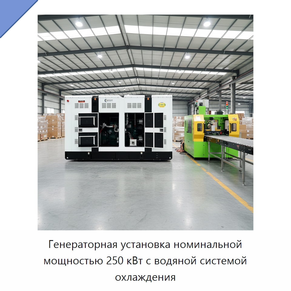 Генераторная установка номинальной мощностью 250 кВт с водяной системой охлаждения — Газотурбинные генераторы