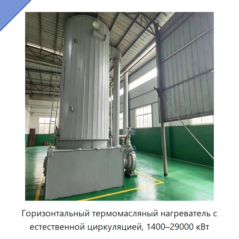 Горизонтальный термомасляный нагреватель с естественной циркуляцией, 1400–29000 кВт — Котлы и комплектующие