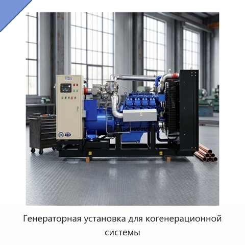 Генераторная установка для когенерационной системы