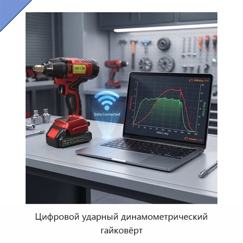 Цифровой ударный динамометрический гайковёрт