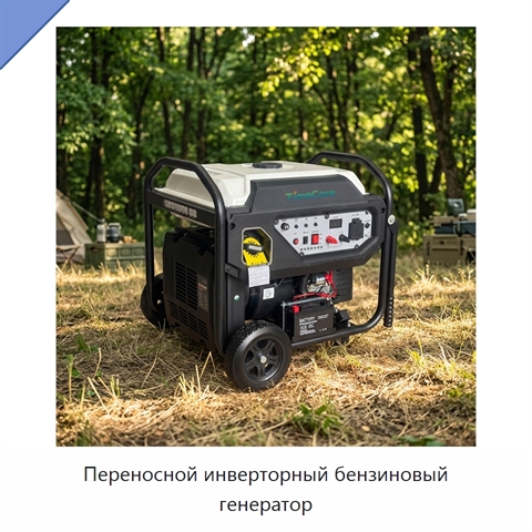 Переносной инверторный бензиновый генератор