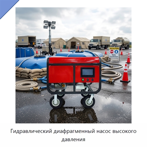 Гидравлический диафрагменный насос высокого давления