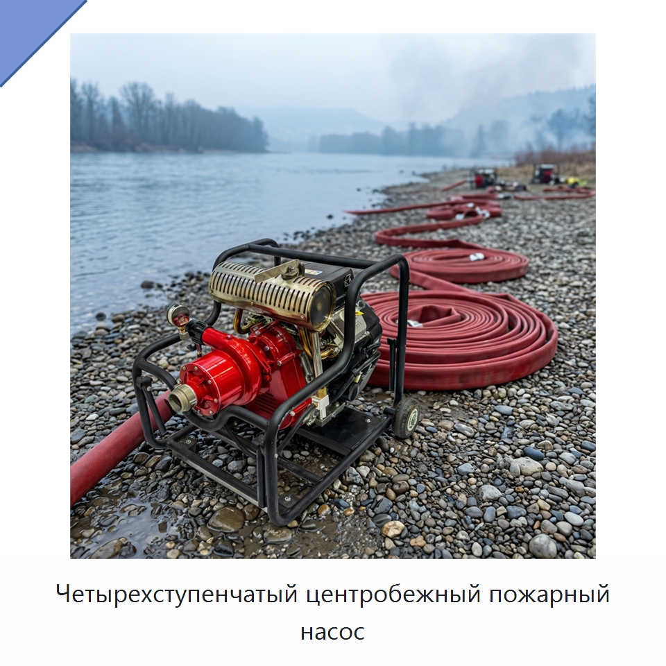 Четырехступенчатый центробежный пожарный насос — Насосы