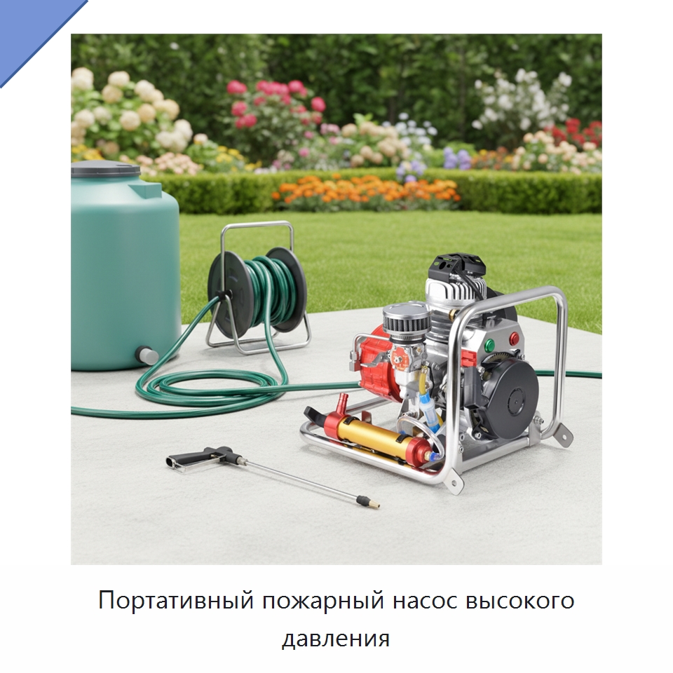 Портативный пожарный насос высокого давления — Насосы